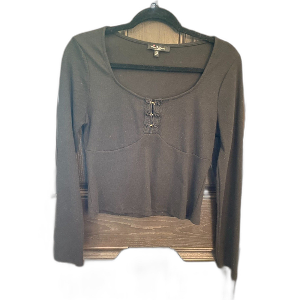 Mixed Threads, Los Angeles Crop Top, long sleeves, XL